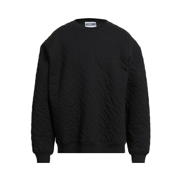 【送料無料】 モスキーノ メンズ パーカー・スウェットシャツ アウター Sweatshirts Black