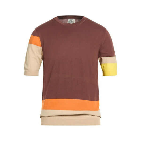 【貨物輸送無料】 エムキュージェイ メンズ 編み物\u0026プルオーバー アウター Sweaters Brown
