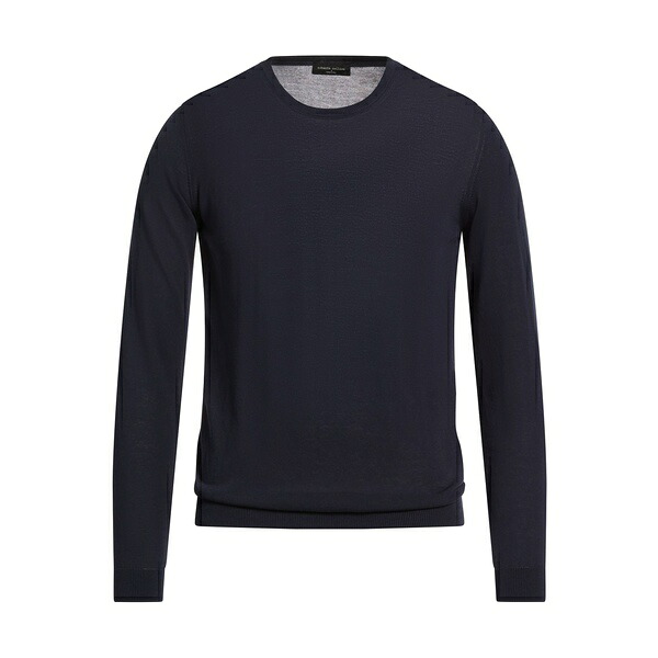 【貨物輸送無料】 ロベルトコリーナ メンズ 編み物\u0026プルオーバー アウター Sweaters Blue