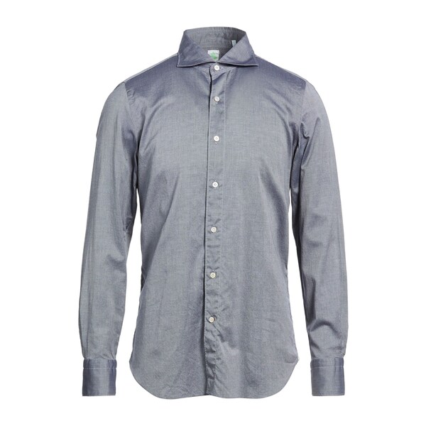 【送料無料】 フィナモレ 1925 メンズ シャツ トップス Shirts Blue