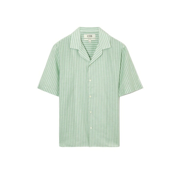 【貨物輸送無料】 コス メンズ プルオーバー トップス Shirts Green