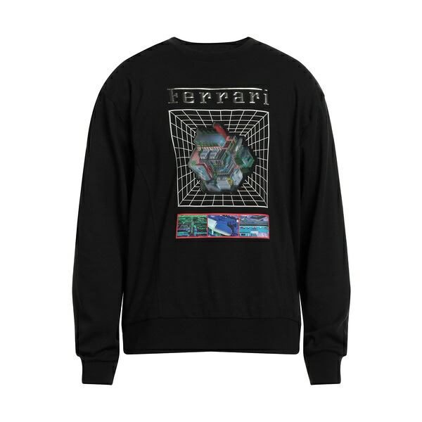 【送料無料】 フェラーリ メンズ Tシャツ トップス T-shirts Black