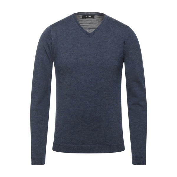 【送料無料】 アルファス テューディオ メンズ ニット&セーター アウター Sweaters Blue
