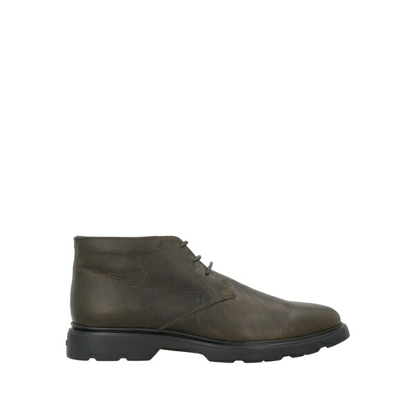 【送料無料】 ホーガン メンズ ブーツ シューズ Ankle boots Green