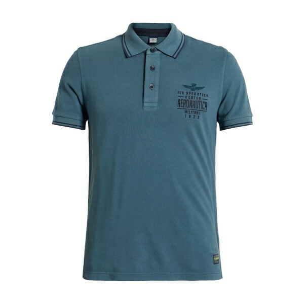 【送料無料】 アエロナウティカ ミリターレ メンズ Tシャツ トップス Polo shirts Blue
