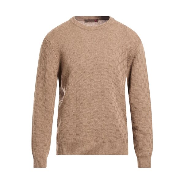 【貨物輸送無料】 メッサジェリエ メンズ 編み物\u0026プルオーバー アウター Sweaters Beige