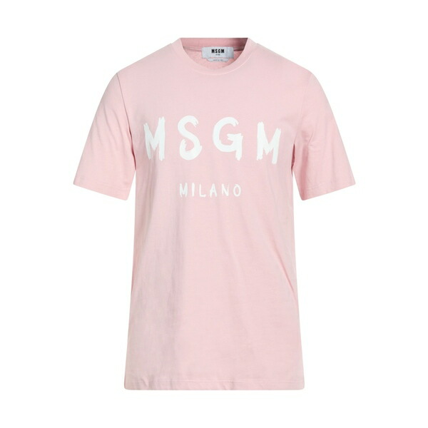 【送料無料】 エムエスジイエム メンズ Tシャツ トップス T-shirts Pink 16,775円