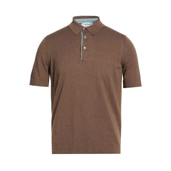 【送料無料】 グランサッソ メンズ ニット&セーター アウター Sweaters Brown