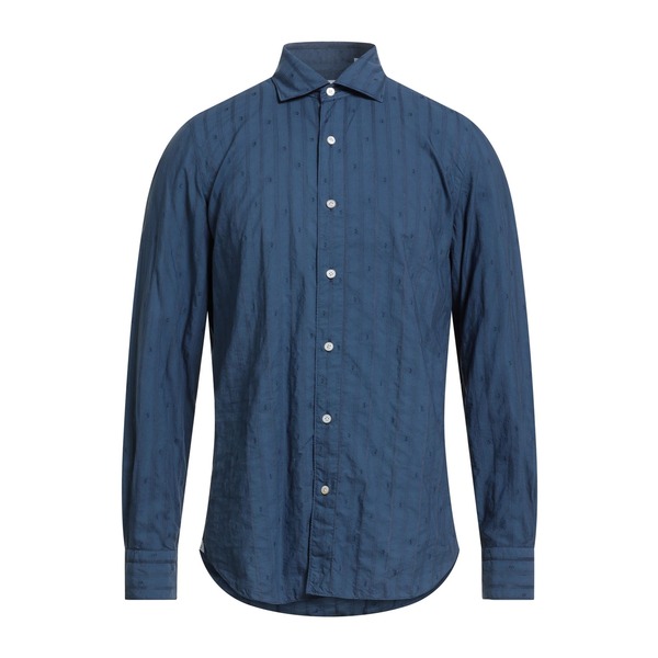 【送料無料】 フィナモレ 1925 メンズ シャツ トップス Shirts Blue｜asty