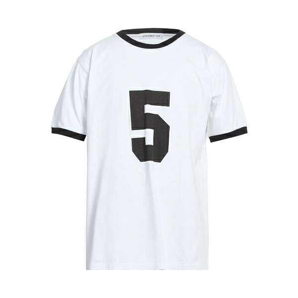 【送料無料】 デパートメントファイブ メンズ Tシャツ トップス T-shirts White