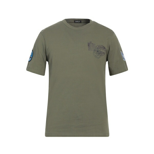 【送料無料】 リプレイ メンズ Tシャツ トップス T-shirts Green