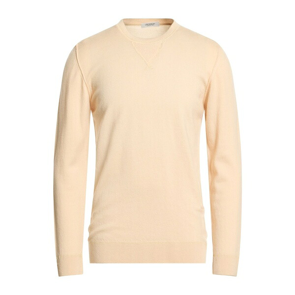 【貨物輸送無料】 クロスリー メンズ 編み物\u0026プルオーバー アウター Sweaters Beige