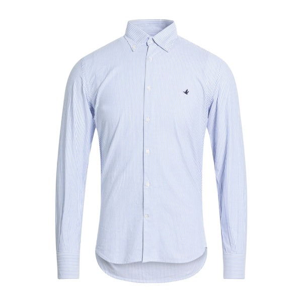 【送料無料】 ブルックスフィールド メンズ シャツ トップス Shirts Blue