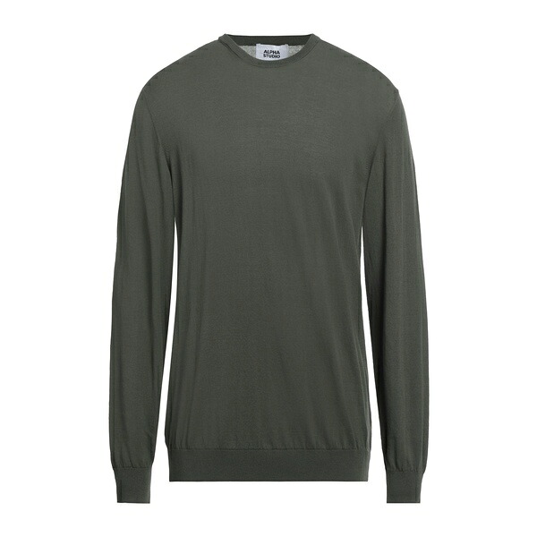 【貨物輸送無料】 アルファス テューディオ メンズ 編み物\u0026スウェーター アウター Sweaters Green メンズファッション-トップス