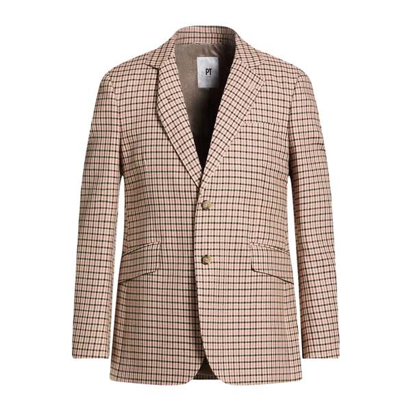 【送料無料】 PTトリノ メンズ ジャケット＆ブルゾン アウター Blazers Beige