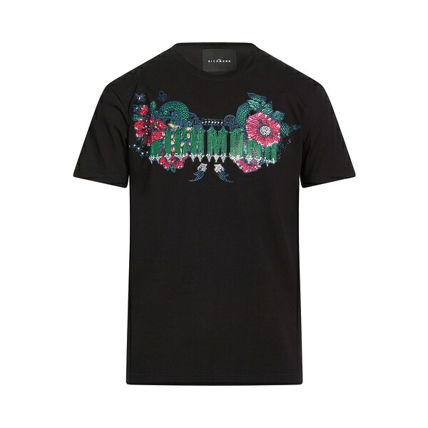 【送料無料】 ジョン リッチモンド メンズ Tシャツ トップス T-shirts Black