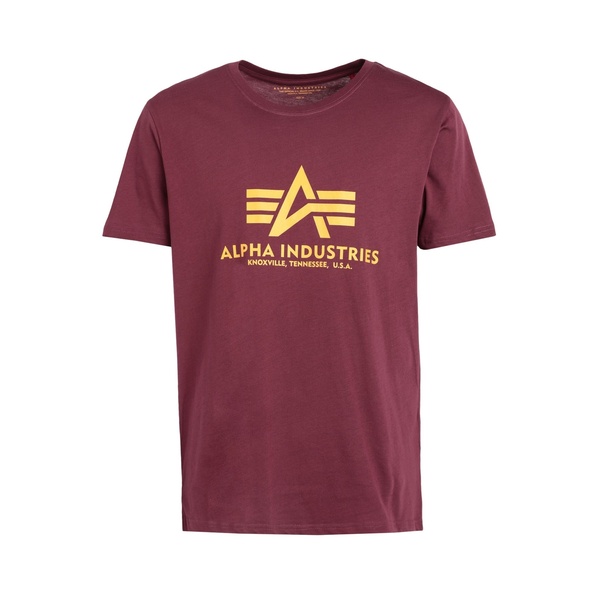 【送料無料】 アルファインダストリーズ メンズ Tシャツ トップス T-shirts Red