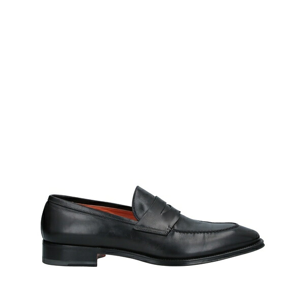 【送料無料】 サントーニ メンズ スリッポン・ローファー シューズ Loafers Black｜asty