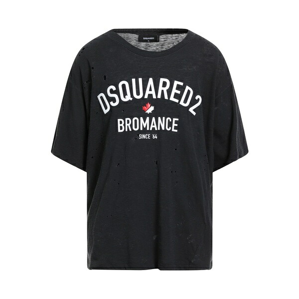 【送料無料】 ディースクエアード メンズ Tシャツ トップス T-shirts Grey