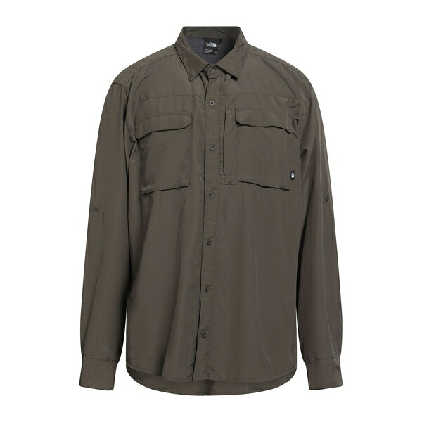 【送料無料】 ノースフェイス メンズ シャツ トップス Shirts Green