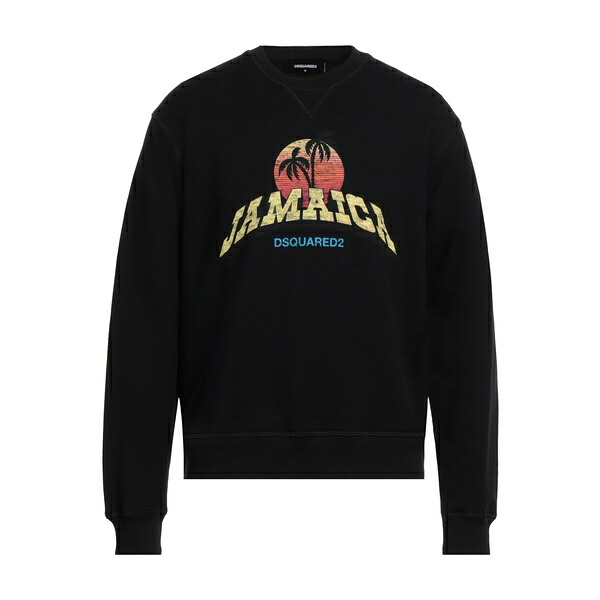 【送料無料】 ディースクエアード メンズ パーカー・スウェットシャツ アウター Sweatshirts Black 31,720円