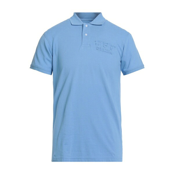 【送料無料】 ハーモント & ブレイン メンズ Tシャツ トップス Polo shirts Azure