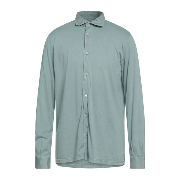 【送料無料】 フェデーリ メンズ シャツ トップス Shirts Green