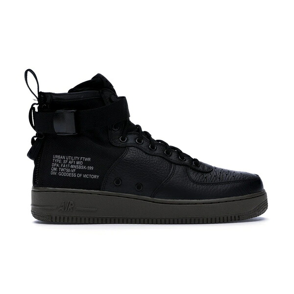 Nike ナイキ メンズ スニーカー  【Nike SF Air Force 1 Mid Black Dark Hazel】  サイズ US_8(26.0cm) Black/Black-Dark Hazel