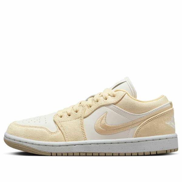 Air Jordan ジョーダン レディース スニーカー Team Gold/Sail 【(WMNS) Air Jordan 1 Low SE \u0027Canvas - Team Gold\u0027 FN3722-701】  大きさ US_6.5(23.5糎)