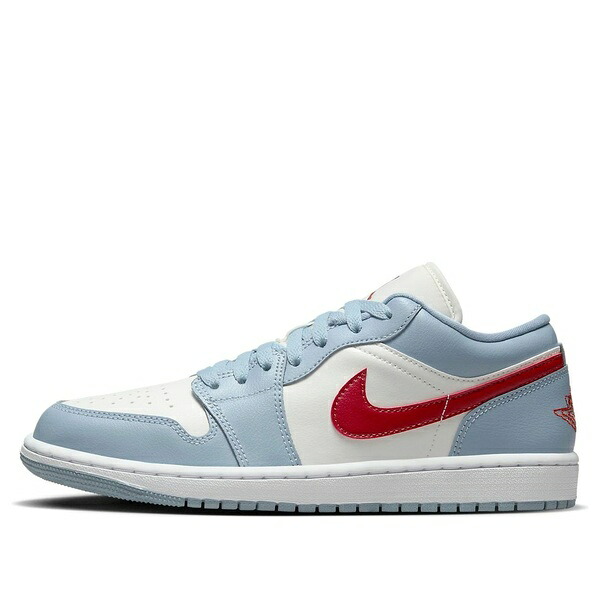 Air Jordan ジョーダン レディース スニーカー Blue/White/Red 【(WMNS) Air Jordan 1 Low 'Blue Whisper' DC0774-164】 サイズ US_W_11.5｜asty 58,080円
