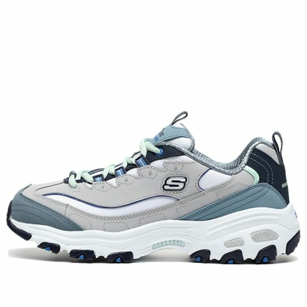 Skechers スケッチャーズ レディース スニーカー Grey/Blue 【(WMNS) Skechers D Lites 1.0 Low Running Shoes Grey/Blue 13143-GYBL】 サイズ US_6(23.0cm)｜asty