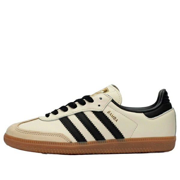 adidas アディダス レディース スニーカー Cream White/Core Black/Sand Strata 【(WMNS) adidas Samba \u0027Cream White Sand Strata\u0027 ID0478】  大きさ US_8(25.0糎)