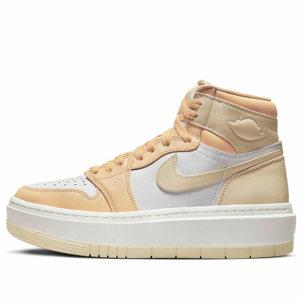 Air Jordan ジョーダン レディース スニーカー CELESTIAL GOLD/MUSLIN-WHITE-SL 【(WMNS)Air Jordan 1 Elevate High \u0027Celestial Gold\u0027 DN3253-200】  大きさ US_8(25.0糎)