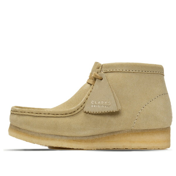 Clarks クラークス レディース スニーカー Beige 【(WMNS) Clarks Wallabee Boots \u0027Maple Suede\u0027 26155520】  大きさ US_7(24.0糎)