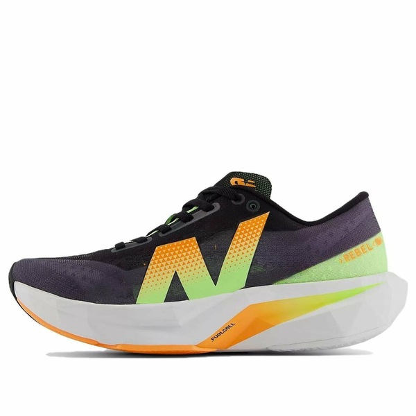 New Balance ニュー平衡にする レディース スニーカー Black/Graphite/White Peach 【(WMNS) New Balance FuelCell Rebel v4 \u0027Black Graphite White Peach\u0027 WFCXCG4】  大きさ US_6.5(23.5糎)