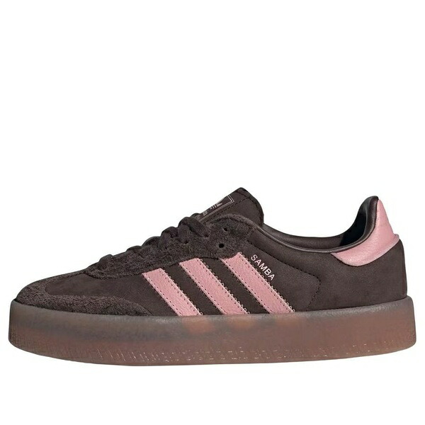 adidas アディダス レディース スニーカー Dark Brown/Wonder Mauve/Gum 【(WMNS) adidas Sambae \u0027Dark Brown Wonder Mauve\u0027 JI2744】  大きさ US_8(25.0糎)