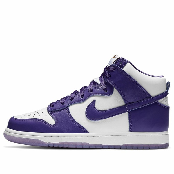 Nike ナイキ レディース スニーカー White/Purple 【(WMNS) Nike Dunk High \u0027Varsity Purple\u0027 DC5382-100】  大きさ US_7.5(24.5糎)