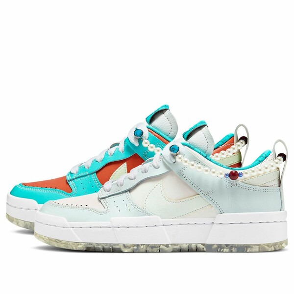Nike ナイキ レディース スニーカー White/Green 【(WMNS) Nike Dunk Low Disrupt WhiteGreen Purple \u0027White Green\u0027 DC3282-013】  大きさ US_5(22.0糎)