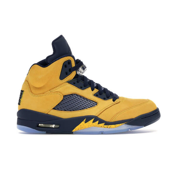 Jordan ジョーダン メンズ スニーカー  【Jordan 5 Retro Michigan (2019)】  サイズ US_11(29.0cm) Amarillo/College Navy-Amarillo