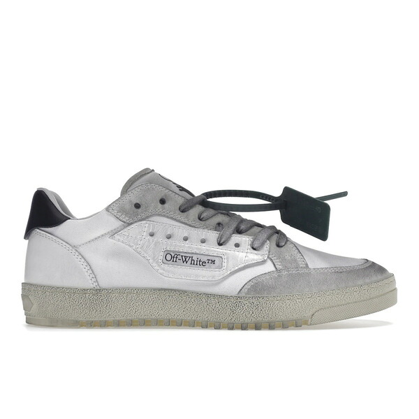 OFF-WHITE オフホワイト メンズ スニーカー 【OFF-WHITE Vulcanized 5.0 Low Top Distressed White White】 サイズ US_M_13 White/White|asty