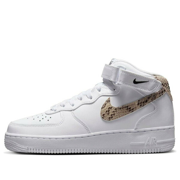 Nike ナイキ レディース スニーカー  【(WMNS) Nike Air Force 1 \u002707 Mid \u0027Snakeskin Swoosh\u0027 DD9625-101】  大いさ US_W_10 スニーカー-レディース靴