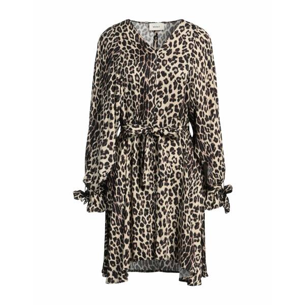 【送料無料】 ヴィコロ レディース ワンピース トップス Mini dresses Beige