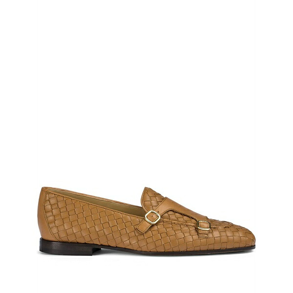 ドンカルズ レディース スリッポン・ローファー シューズ Double-buckle loafers Brown