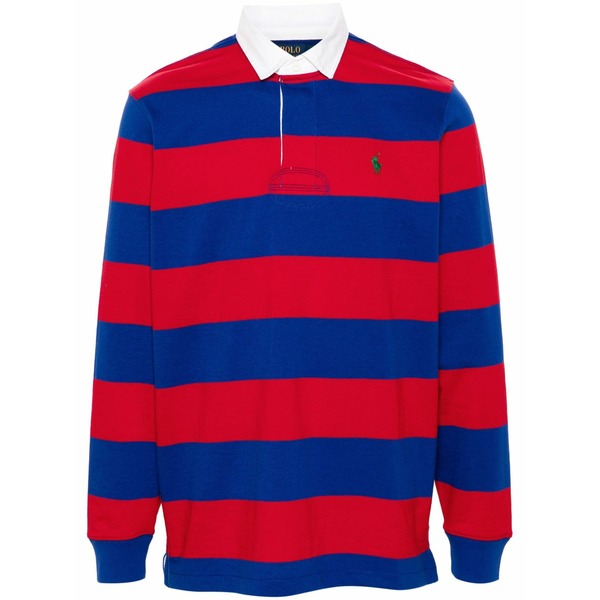 ラルフローレン メンズ スポーツシャツ トップス Polo pony embroidery polo shirt Blue
