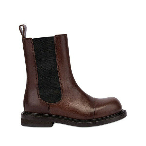 モスキーノ レディース ブーツ シューズ Leather chelsea boots Brown