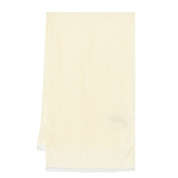 ツインセット レディース マフラー・ストール・スカーフ アクセサリー Logo-jacquard sequined keffiyeh Yellow｜asty