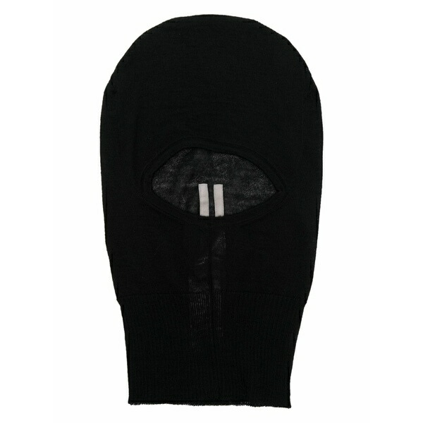 リックオウエンス メンズ 鳥打ち帽 付属物 Skull balaclava Black