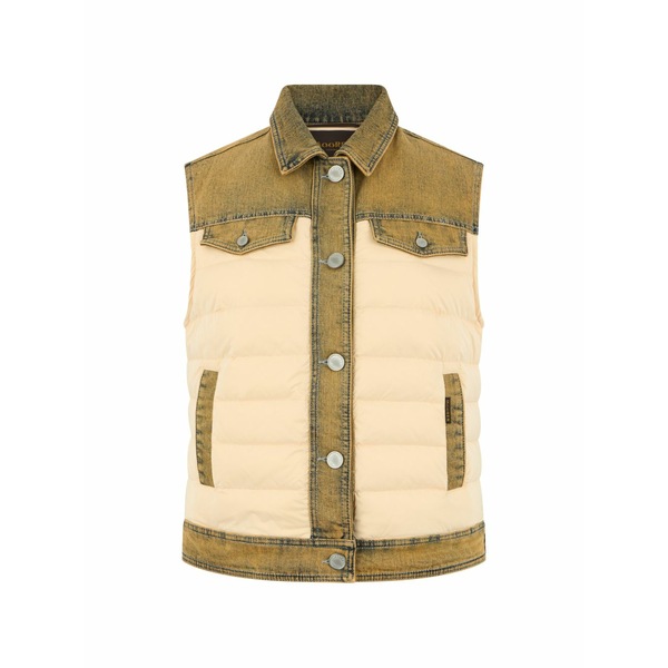 ムーレー レディース 上衣＆上衣 アウター Padded vest Neutrals
