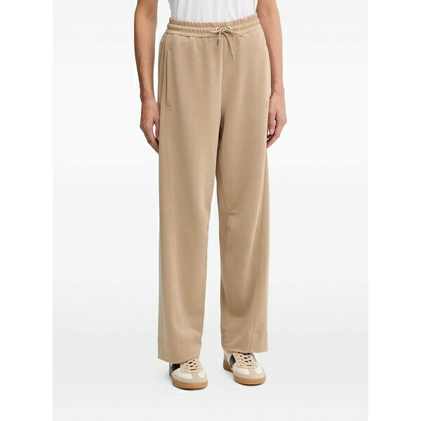 元締め レディース 心地好いズボン下 ボトムス Drawstring-detail track pants Neutrals