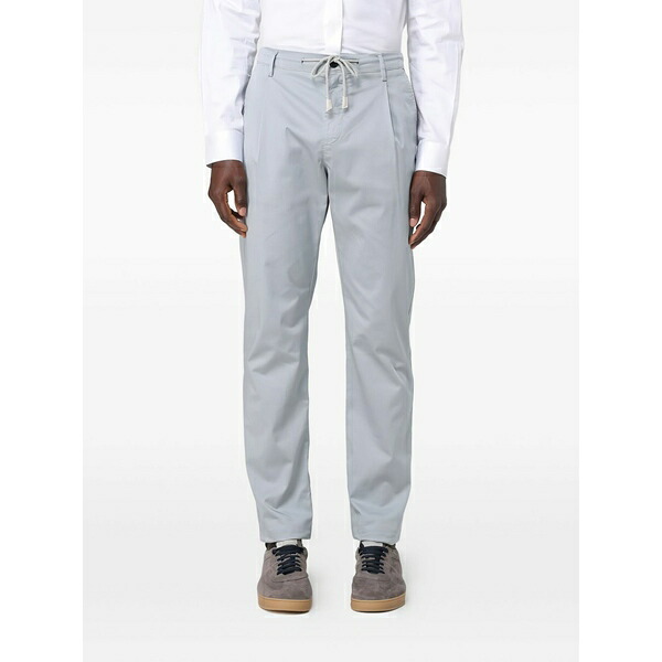 イレブンティ メンズ 心地好いズボン下 ボトムス Drawstring pleated trousers Blue